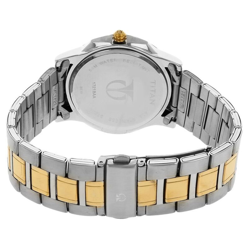Titan Regalia Rome White Dial Quartz Multifunction Stainless Steel Strap watch for Men - image number 3