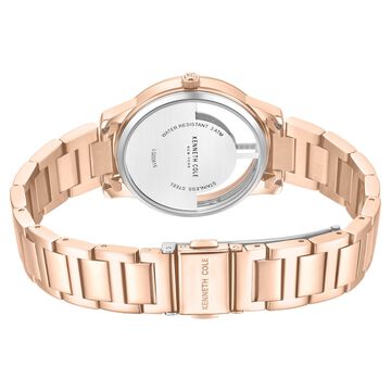 Kenneth Cole Quartz Analog Mother of Pearl Dial Stainless Steel Strap Watch For Women