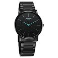 Sonata Sleek Quartz Analog Blue Dial Blue Stainless Steel Strap Watch For Men