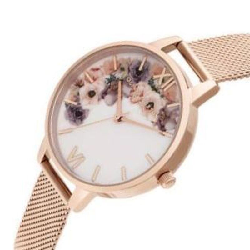 Olivia Burton Quartz Analog White Dial Stainless Steel Strap Watch for Women - image number 1