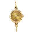 Sonata Quartz Analog Green Dial Metal Strap Watch for Women