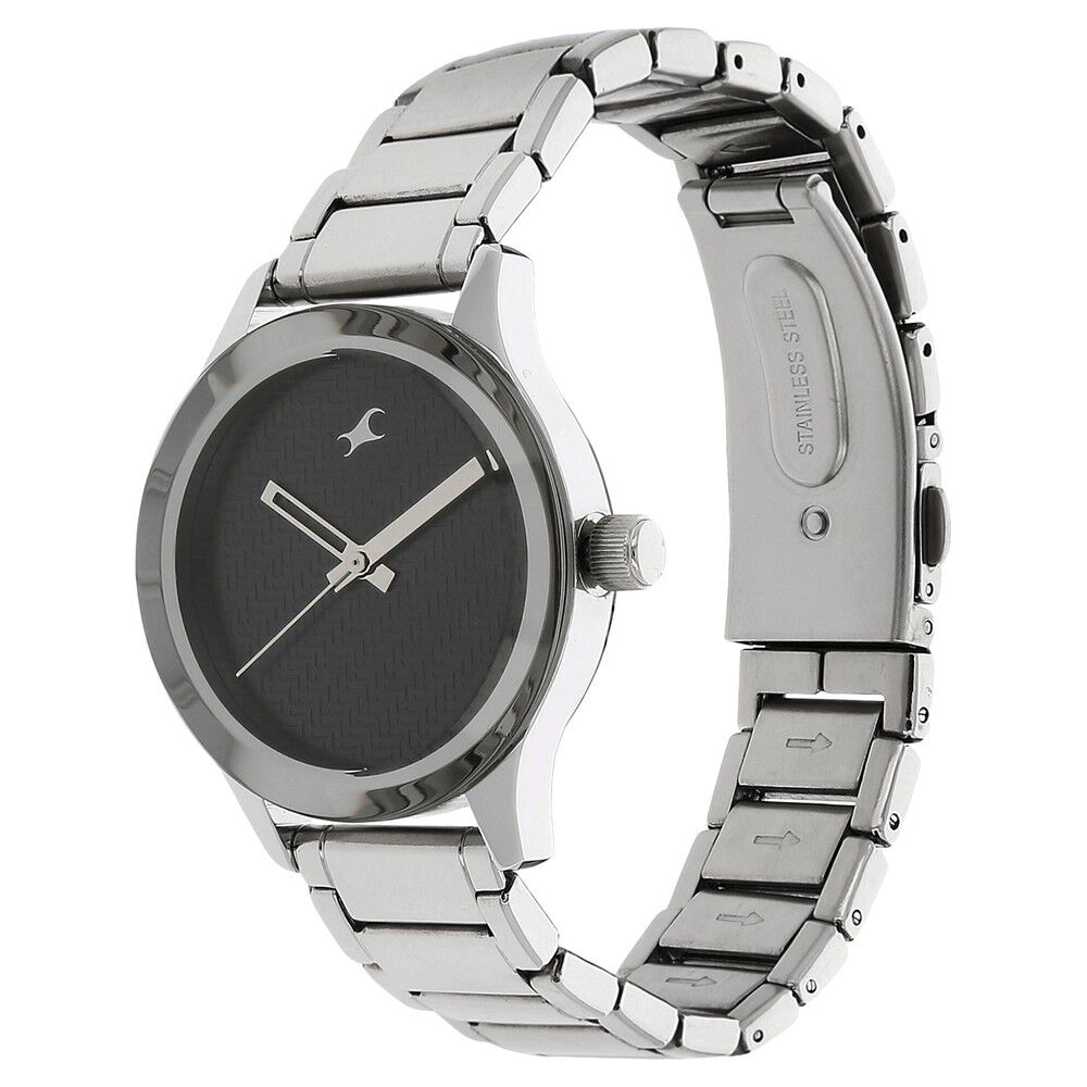 Buy Online Fastrack Quartz Analog Blue Dial Stainless Steel Strap Watch for Girls nr6078sm04 Titan