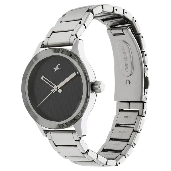 Fastrack Quartz Analog Blue Dial Stainless Steel Strap Watch for Girls - image number 1