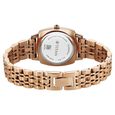 Titan Eminence Quartz Analog Red Dial Rose Gold Strap Watch For Women - image number 4