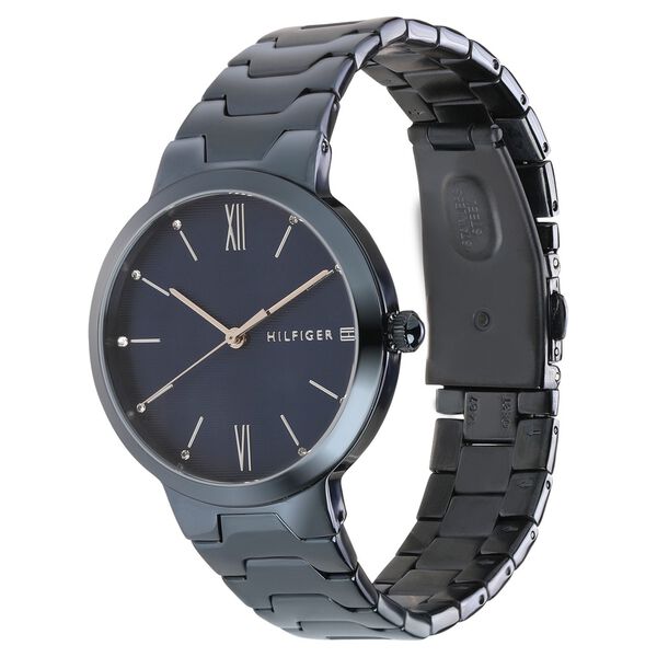 Tommy Hilfiger Quartz Analog Blue Dial Stainless Steel Strap Watch for Women - image number 2