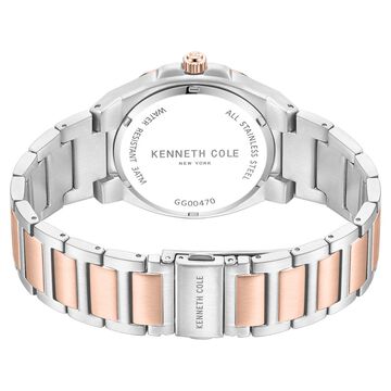 Kenneth Cole Quartz Analog Silver Dial Stainless Steel Strap Watch For Men