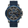Police Multifunction Black Dial Silicone Strap Watch For Men - image number 1