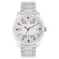 Fastrack Road Trip Quartz Analog Blue Dial Stainless Steel Strap Watch for Guys