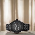 Titan Metal Mechanicals Blue Dial Blue Stainless Steel Strap Watch for Men