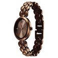 Vyb Enigma By Fastrack Quartz Analog Brown Dial Brown Metal Strap Watch For Girls - image number 2