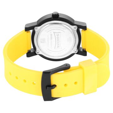 Sonata Pop Silver Dial Women Watch With Polyurethane Strap