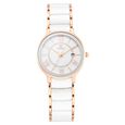 Titan Quartz Analog with Date Mother of Pearl Dial Stainless Steel & Ceramic Strap Watch for Women - image number 1