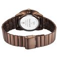 Vyb Arcane By Fastrack Quartz Analog Two Toned Dial Brown Stainless Steel Strap Watch For Guys - image number 5
