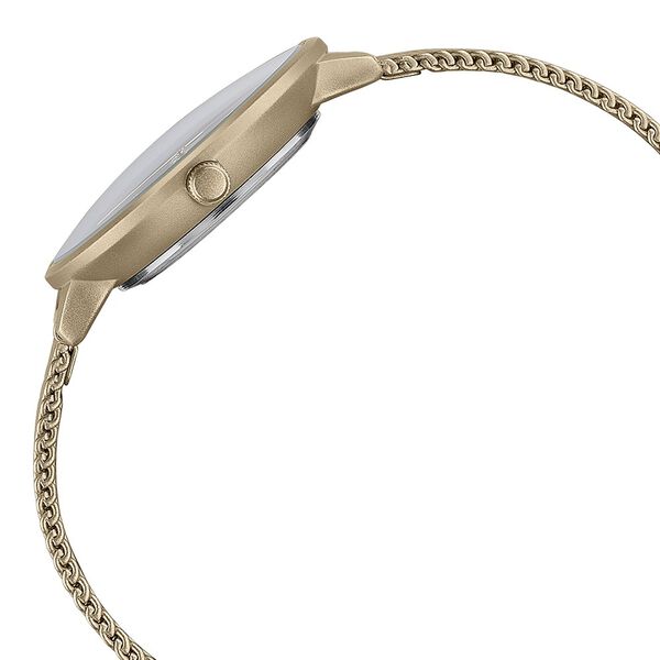 Sonata Poze Quartz Analog Golden Dial Mesh Strap Watch for Women - image number 4