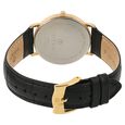 Titan Nebula Vintage 18k Gold Analog Diamond Studded Indices Leather Strap Watch for Men - image number 3