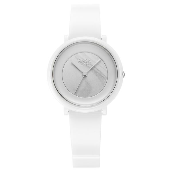 Titan Raga Ceramics White Dial Analog Ceramic Strap watch for Women - image number 1