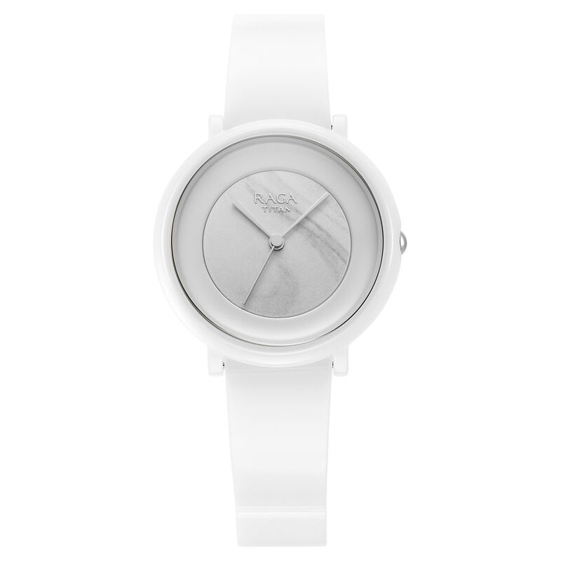 Titan Raga Ceramics White Dial Analog Ceramic Strap watch for Women - image number 1