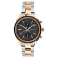 Titan Men's Metropolitan Luxe: Multifunction Black Dial with Two-Tone Stainless Steel Bracelet Watch - image number 0