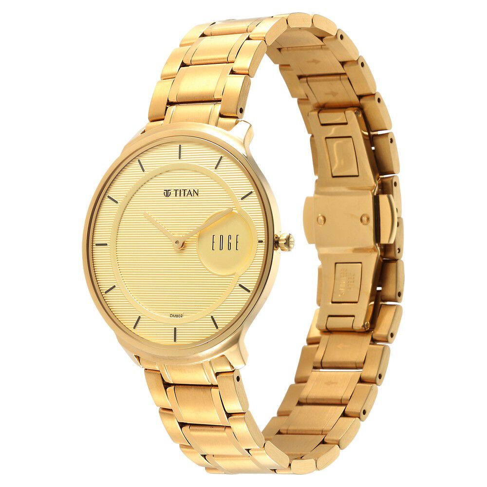 Titan edge on sale golden colour