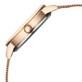Vyb Runway By Fastrack Quartz Analog White Dial Rose Gold Stainless Steel Strap Watch For Girls - image number 5