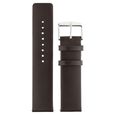 22 mm Brown Genuine Leather Strap for Men - image number 0