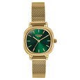 Poze By Sonata Quartz Analog Green Dial Golden Metal Strap Watch For Women - image number 1
