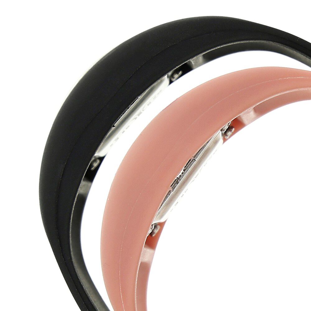 SF Quartz Analog White Dial Plastic Strap Watch for Women