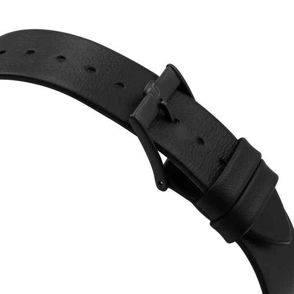 Titan Edge Black Dial Quartz Leather Strap Watch for Men - image number 4