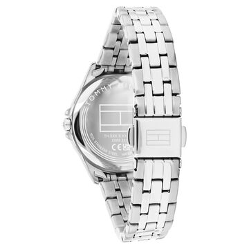 Tommy Hilfiger Quartz Analog White Dial Silver Stainless Steel Strap Watch For Women