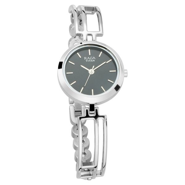 Titan Raga Viva Black Dial Analog Metal Strap Watch for Women - image number 1