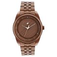 Fastrack Crush Quartz Analog Brown Dial Stainless Steel Strap Watch for Guys - image number 0