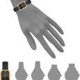 Anne Klein Quartz Analog Black Dial Ceramic Strap Watch for Women - image number 3