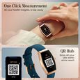 Titan Valerie Aura Women Smartwatch with 1.47" AMOLED Display, Crystal Studded Bezzel, Animated Watchfaces - image number 2