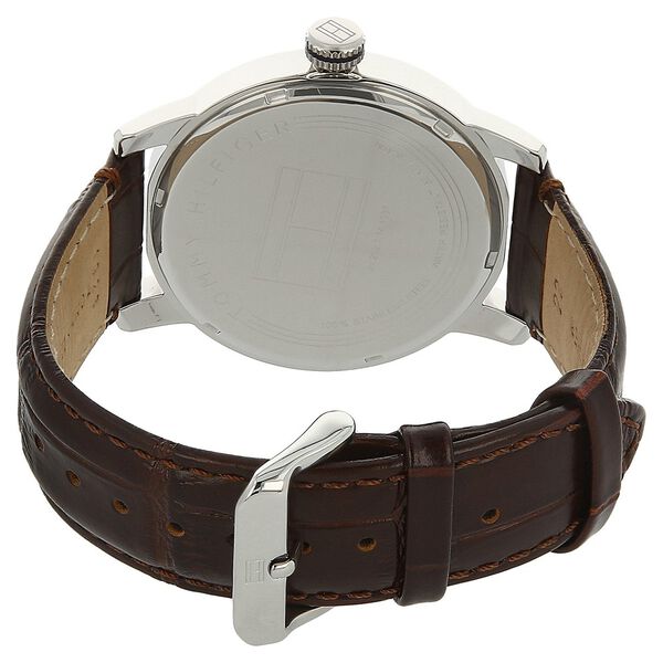 Tommy Hilfiger Quartz Analog Black Dial Leather Strap Watch for Men - image number 3