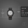 Titan Neo Basics Analog with Gray Dial Gray Leather Strap Watch for Men - image number 3