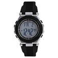 Zoop Digital Watch with Silver Case, Digital Dial & Black Strap for Boys Kids, from House of Titan - image number 1