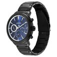 Titan Stellar Multifunction Blue Dial Black Stainless Steel Strap Watch For Men - image number 3