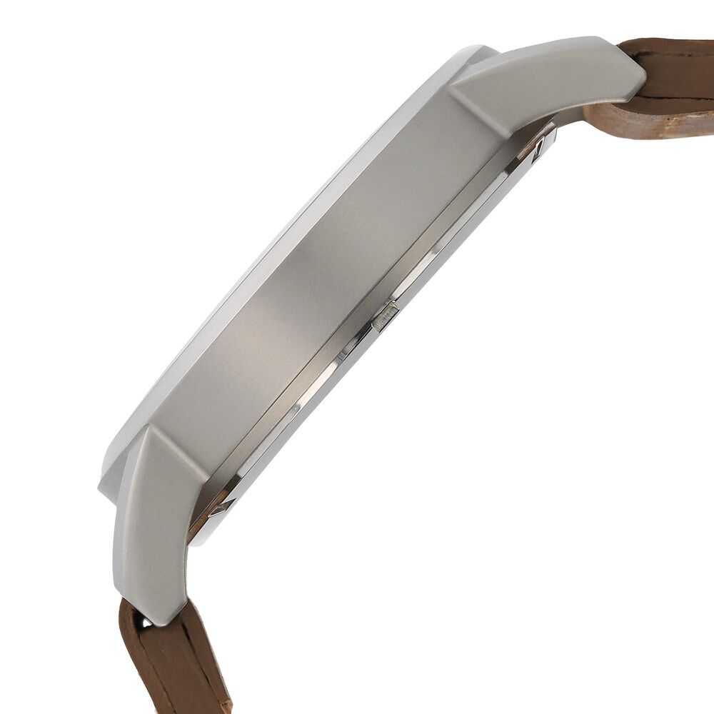 Buy Online Titan Quartz Analog Black Dial Leather Strap Watch for