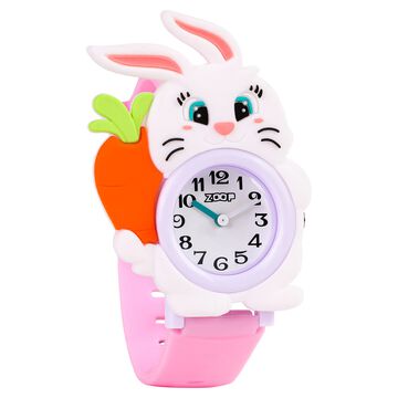 Titan Friends from Nature Quartz Analog Pink Dial Plastic Strap watch For Kids
