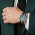 Titan Men's Urban Edge Lustrous Green Dial Leather Watch - image number 5