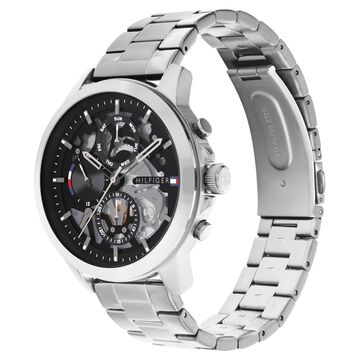 Tommy Hilfiger Quartz Multifunction Black Dial Watch for Men