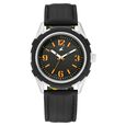 Fastrack Fastfit Quartz Analog Black Dial Leather Strap Watch for Guys - image number 2