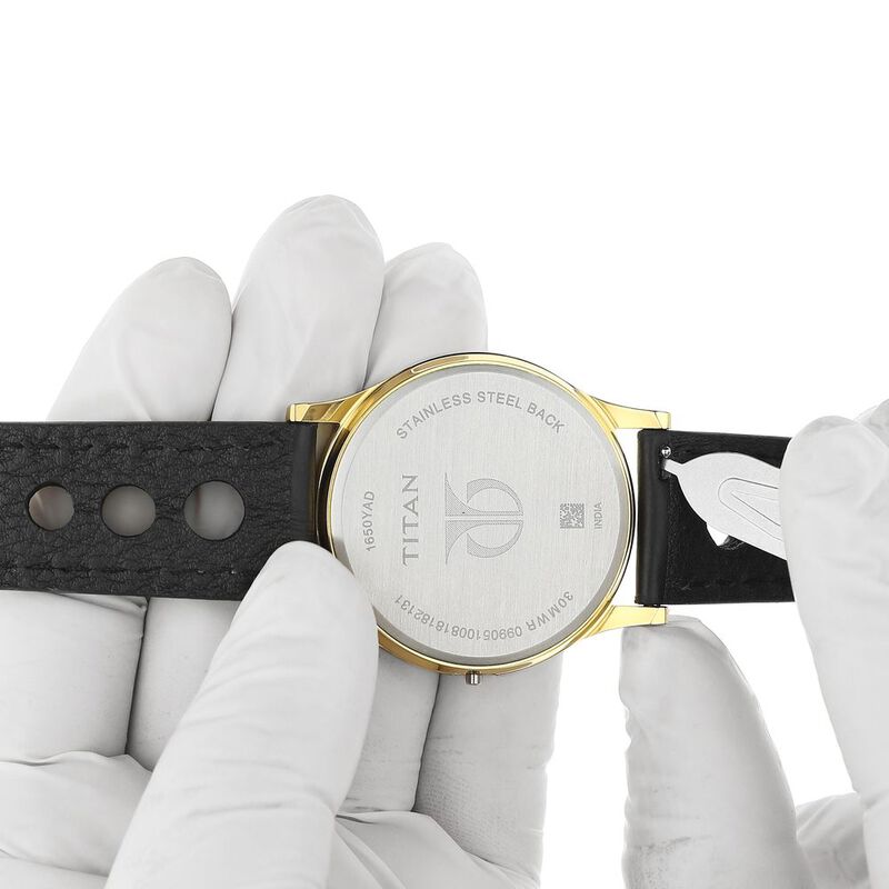 Buy Online 22 mm Black Genuine Leather Straps for Men - 1001035022s/p ...