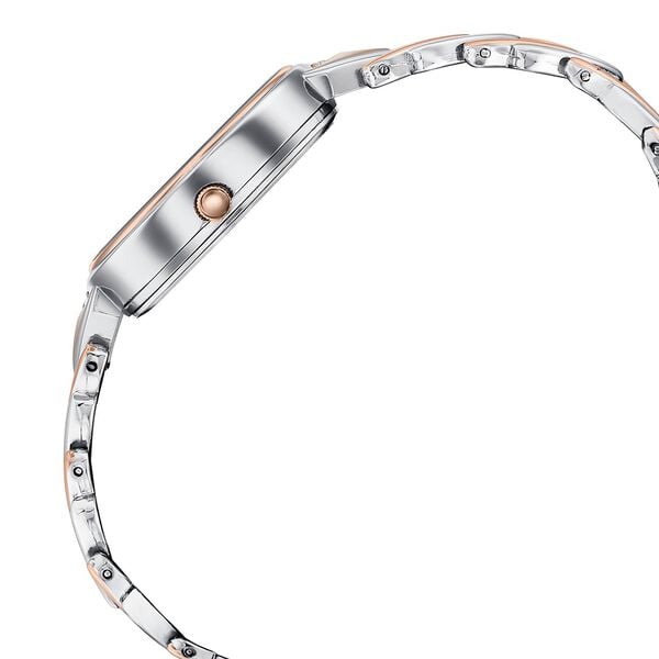 Poze By Sonata Quartz Analog Mother of Pearl Dial Two Toned Metal Strap Watch For Women - image number 5