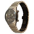 Titan Micromotors Analog with Date and Sun-Moon Sub-Dial and Khaki Dial Khaki Stainless Steel Strap Watch for Men - image number 4