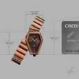 Fastrack Wild Quartz Analog Brown Dial Brown Stainless Steel Strap Watch For Girls - image number 3