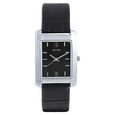 Sonata Quartz Analog Black Dial Leather Strap Watch for Men