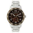 Titan Quartz Analog with Day and Date Black Dial Stainless Steel Strap Watch for Men