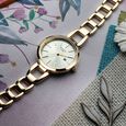 Titan Raga Viva Golden Dial Analog with Date Metal Strap Watch for Women - image number 0