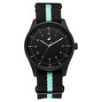 Fastrack Stunners Quartz Analog Black Dial Green Nylon Strap Watch For Guys